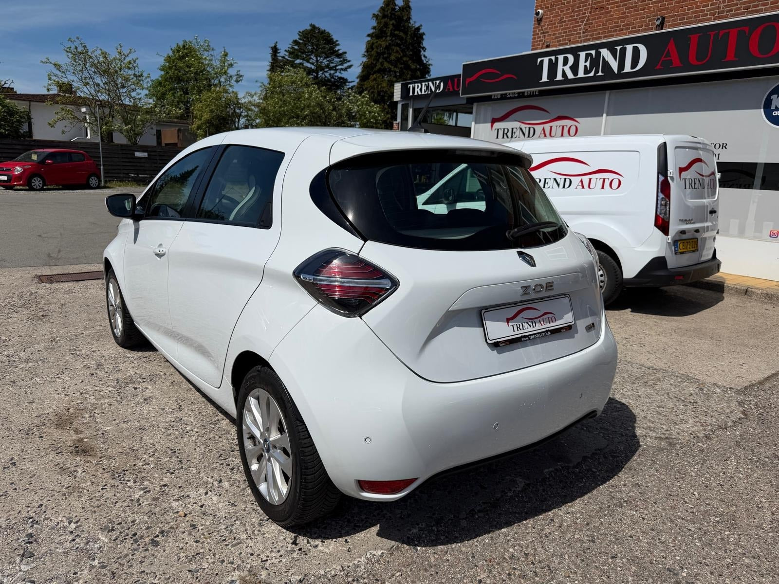 Hvid Renault Zoe fra 2020