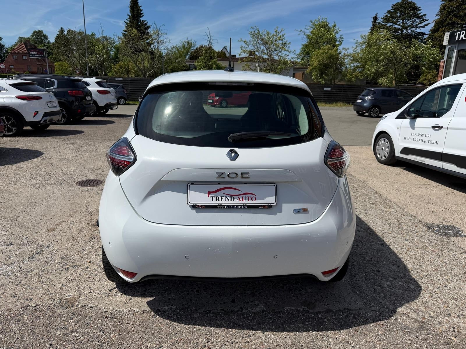 Hvid Renault Zoe fra 2020