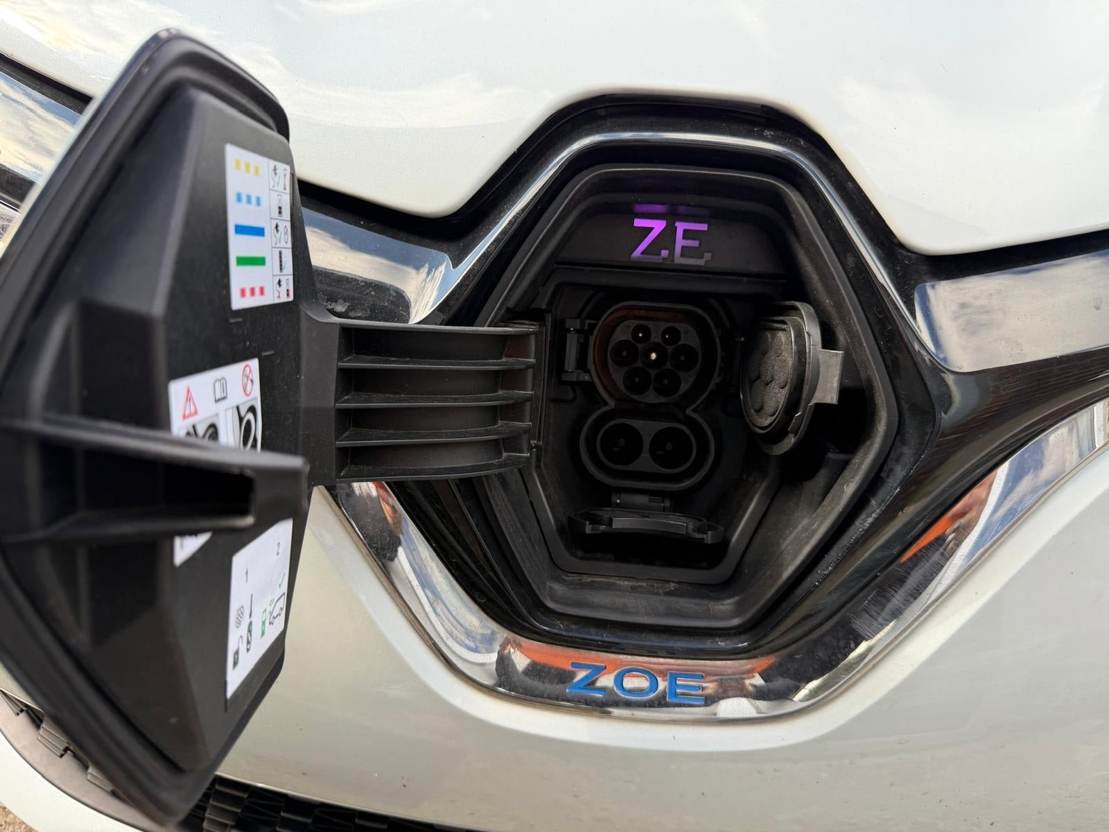 Hvid Renault Zoe fra 2020