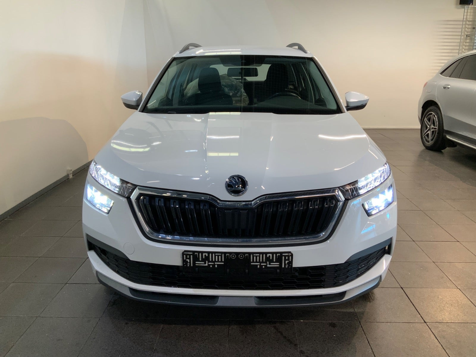 Hvid Skoda Kamiq fra 2020