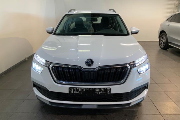 Hvid Skoda Kamiq fra 2020