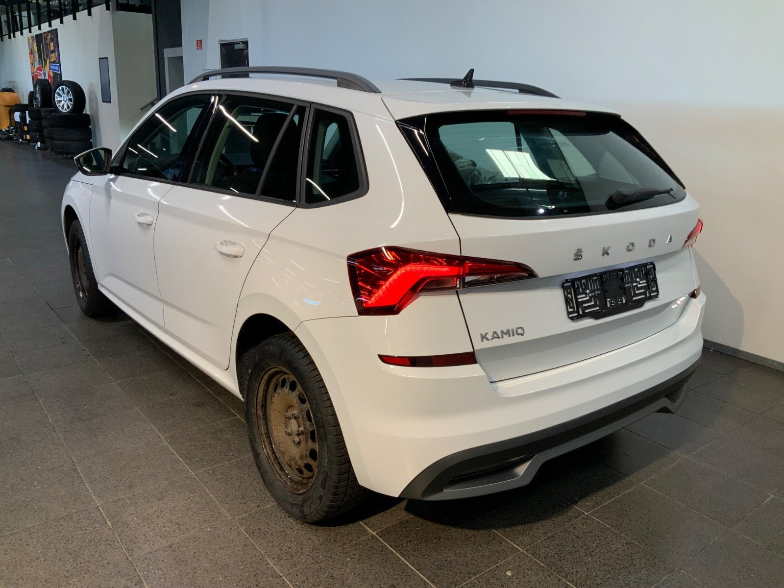Hvid Skoda Kamiq fra 2020