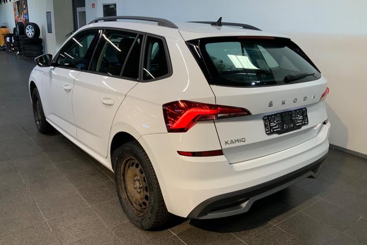 Hvid Skoda Kamiq fra 2020