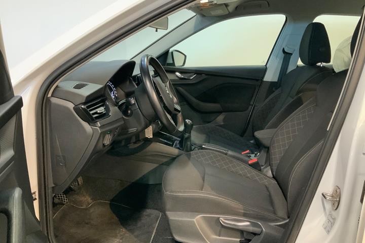Hvid Skoda Kamiq fra 2020