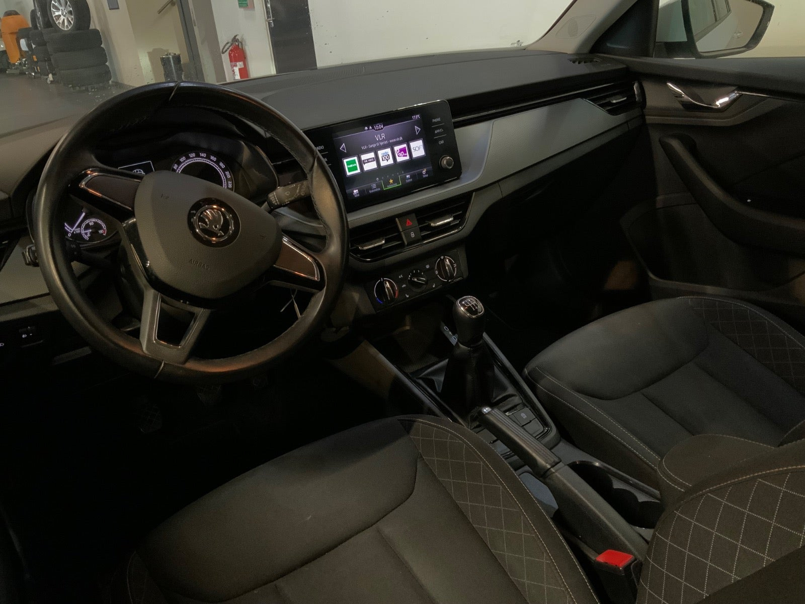 Hvid Skoda Kamiq fra 2020