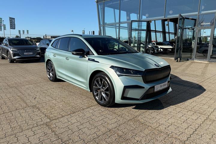 Grøn Skoda Enyaq fra 2022