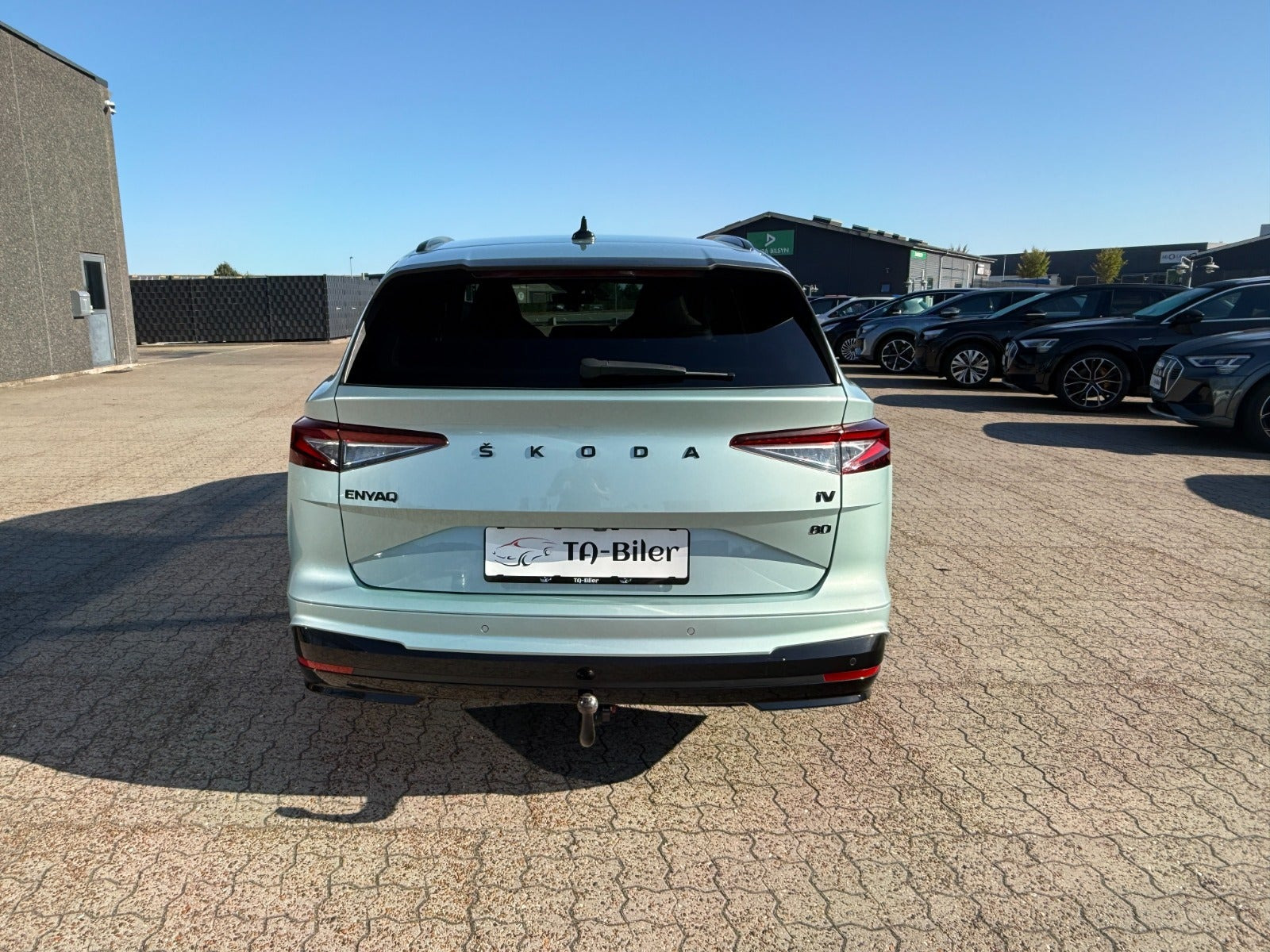 Grøn Skoda Enyaq fra 2022