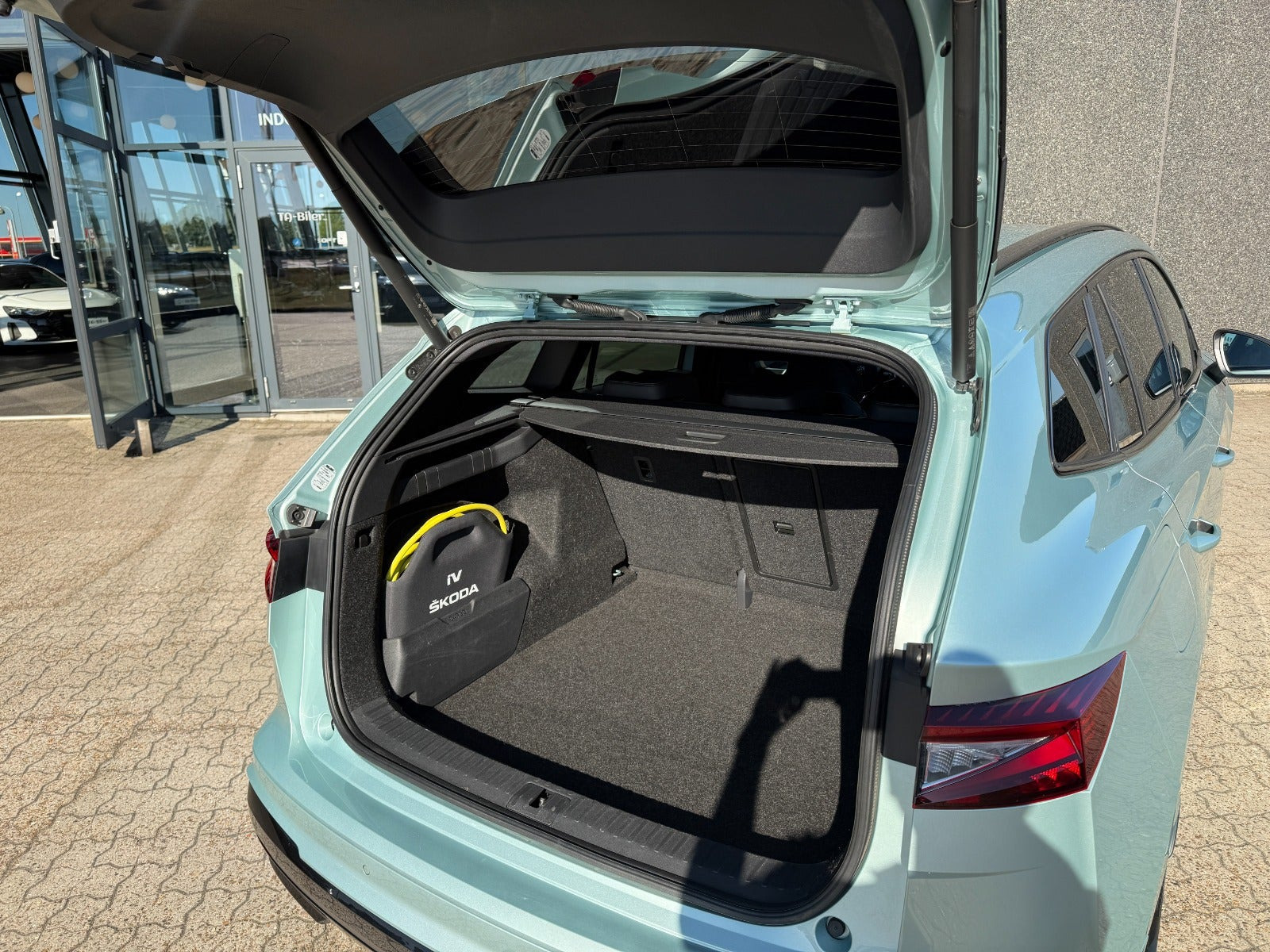 Grøn Skoda Enyaq fra 2022