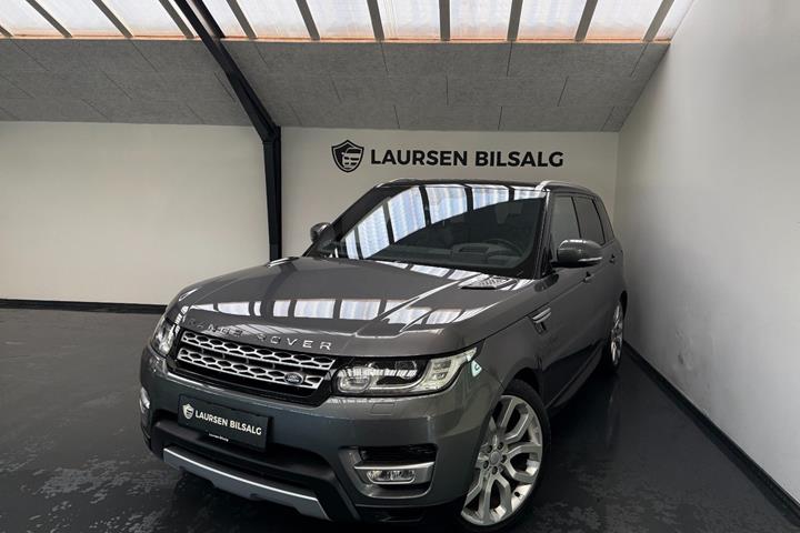 Grå Land Rover Range Rover sport fra 2016