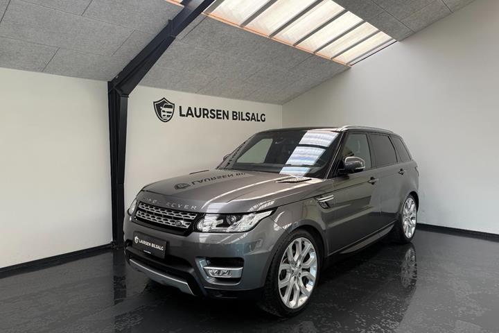 Grå Land Rover Range Rover sport fra 2016