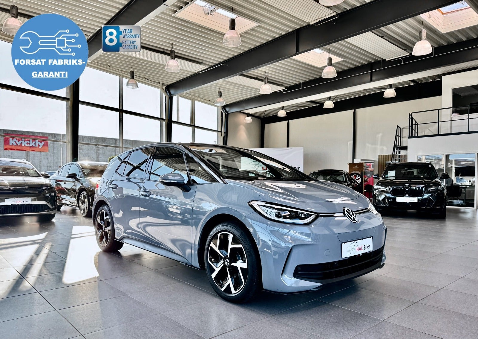 Grå VW ID.3 fra 2024