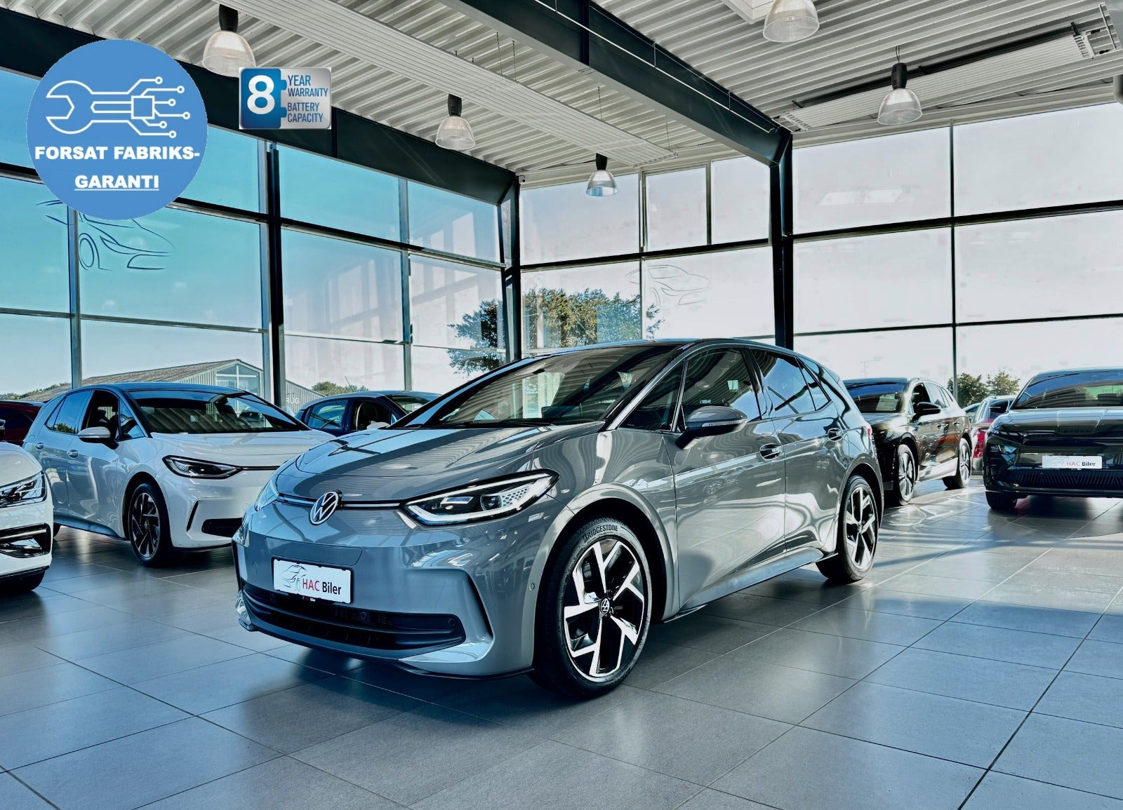 Grå VW ID.3 fra 2024