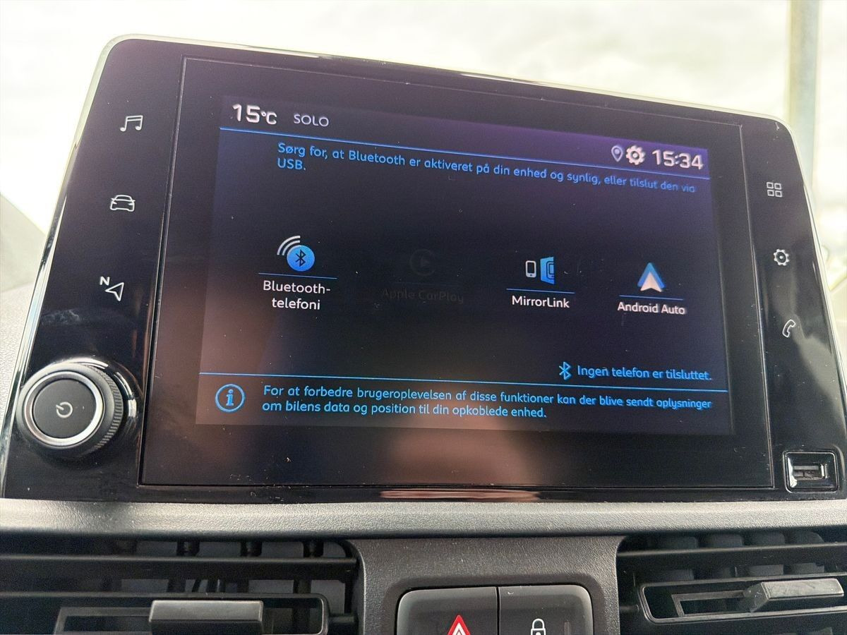 Hvid Peugeot Partner fra 2022