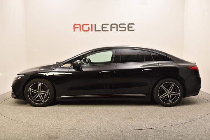 Sort Mercedes EQE350+ fra 2022