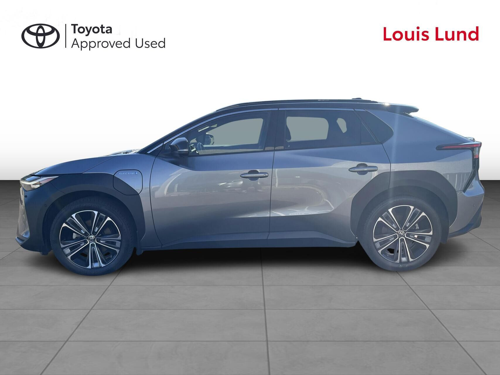 Grå Toyota BZ4X fra 2025