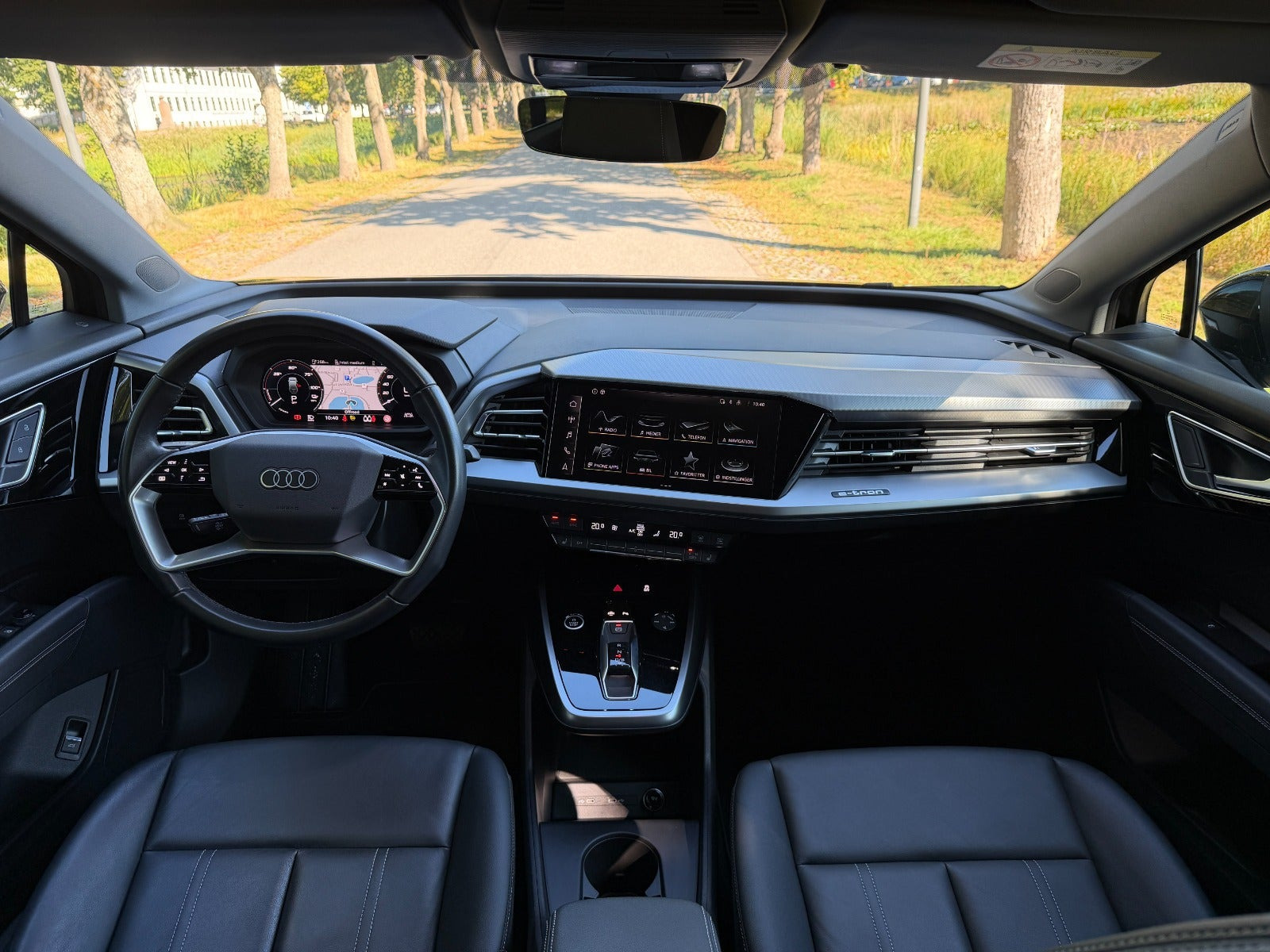 Sort Audi Q4 e-tron fra 2023