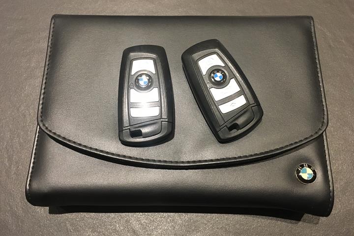 Sort BMW 5-Serie fra 2013