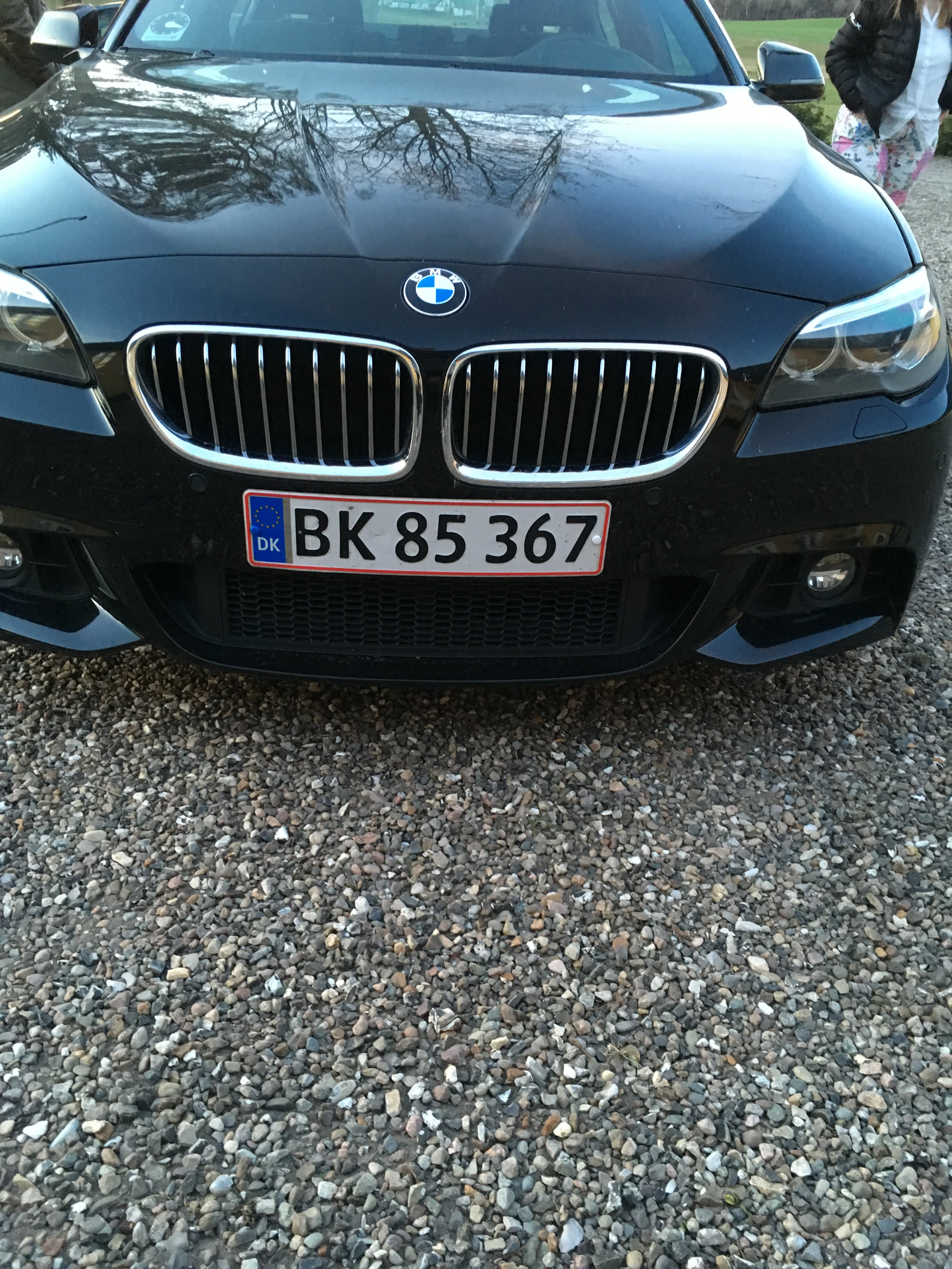 Sort BMW 5-Serie fra 2013