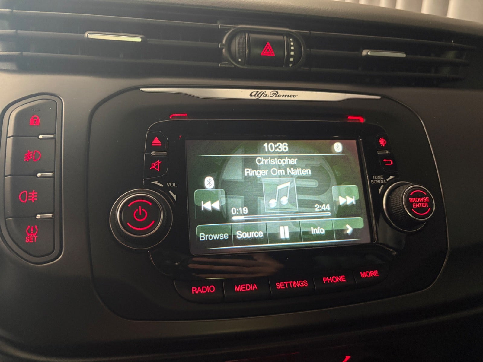 Sort Alfa Romeo Giulietta fra 2015