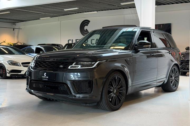 Grå Land Rover Range Rover sport fra 2019