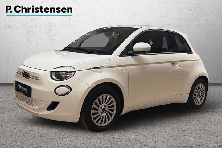 Hvid Fiat 500e fra 2023