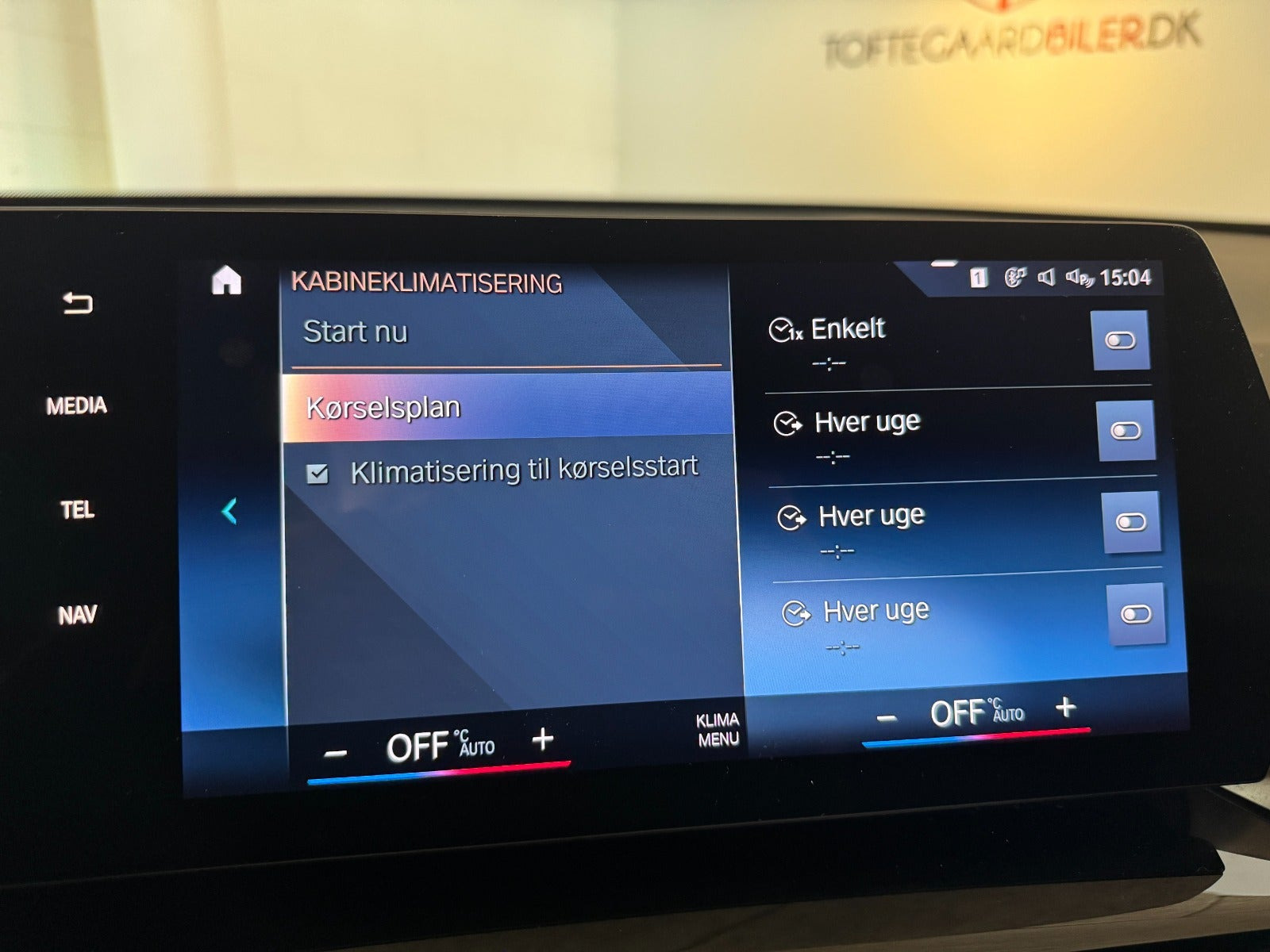 Sølv BMW iX1 fra 2023