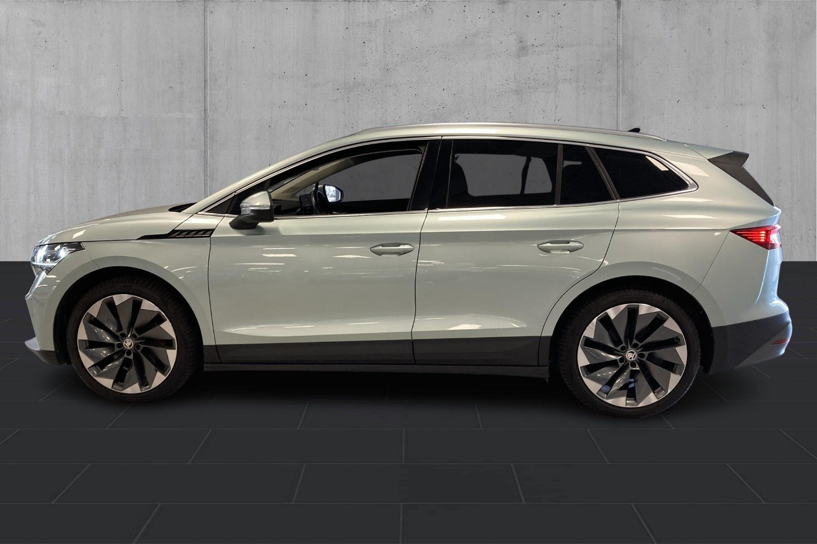 Grøn Skoda Enyaq fra 2021