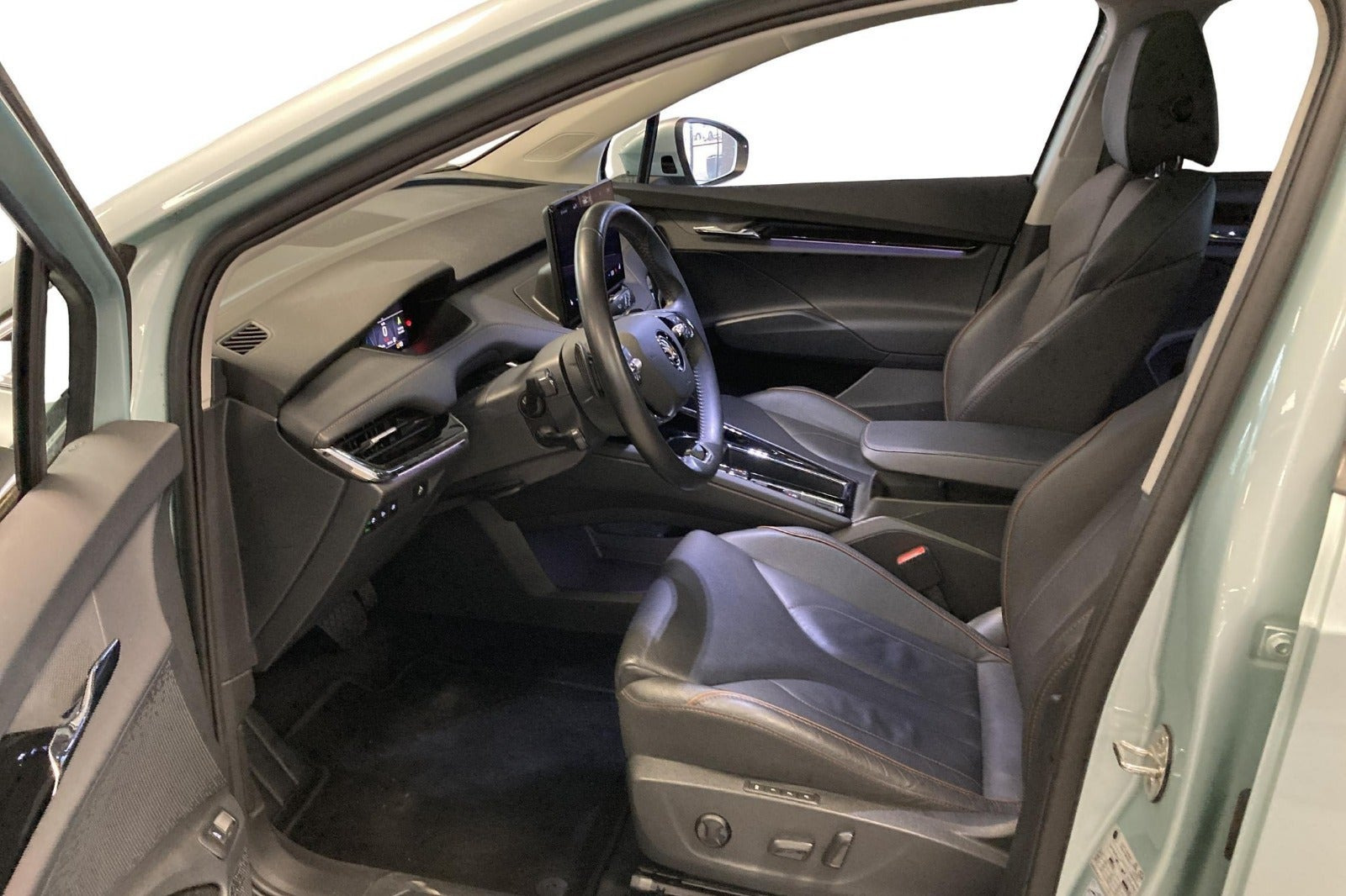 Grøn Skoda Enyaq fra 2021