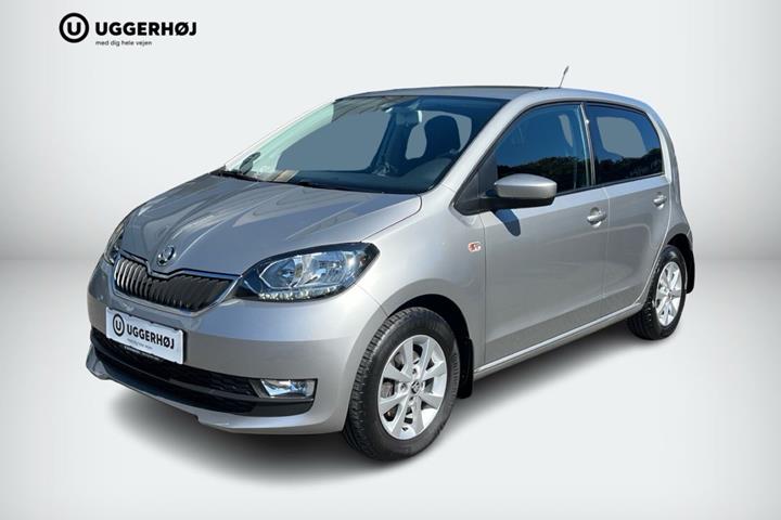 Sølv Skoda Citigo fra 2019 set udefra