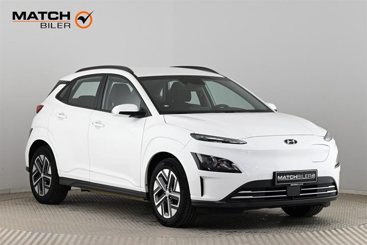 Hvid Hyundai Kona fra 2022