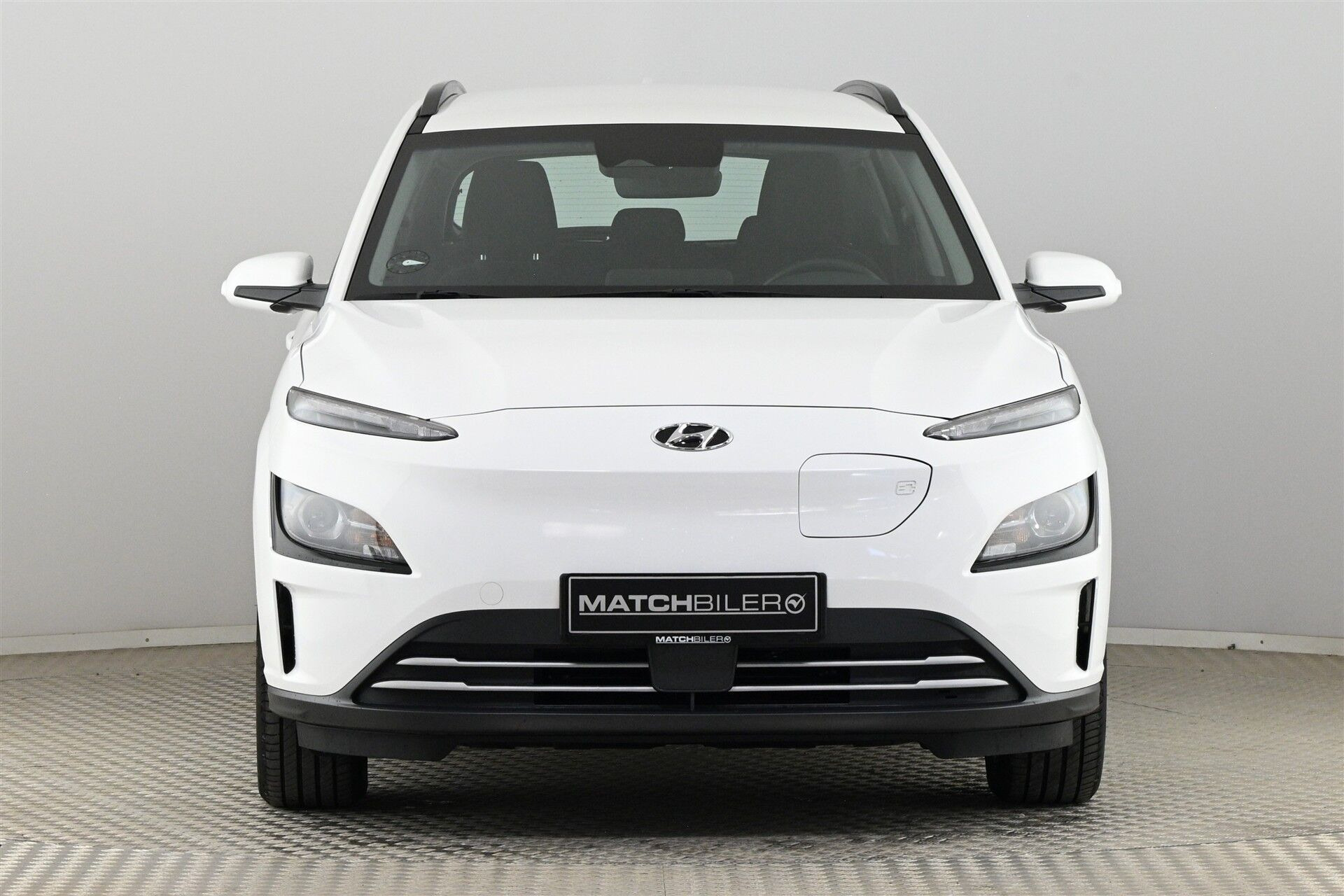 Hvid Hyundai Kona fra 2022