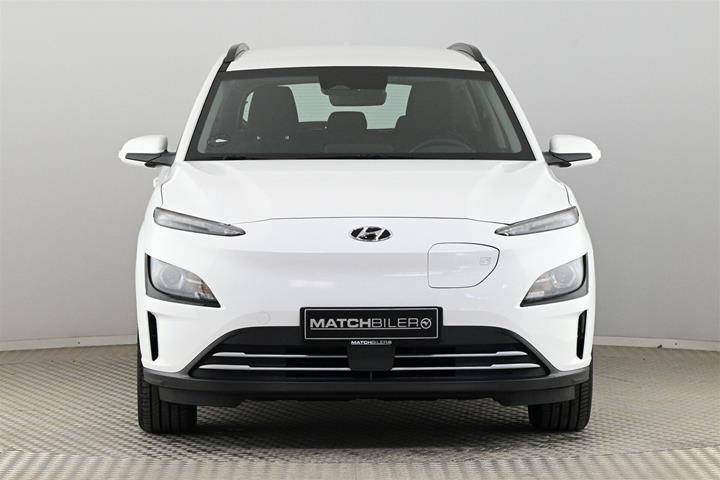 Hvid Hyundai Kona fra 2022