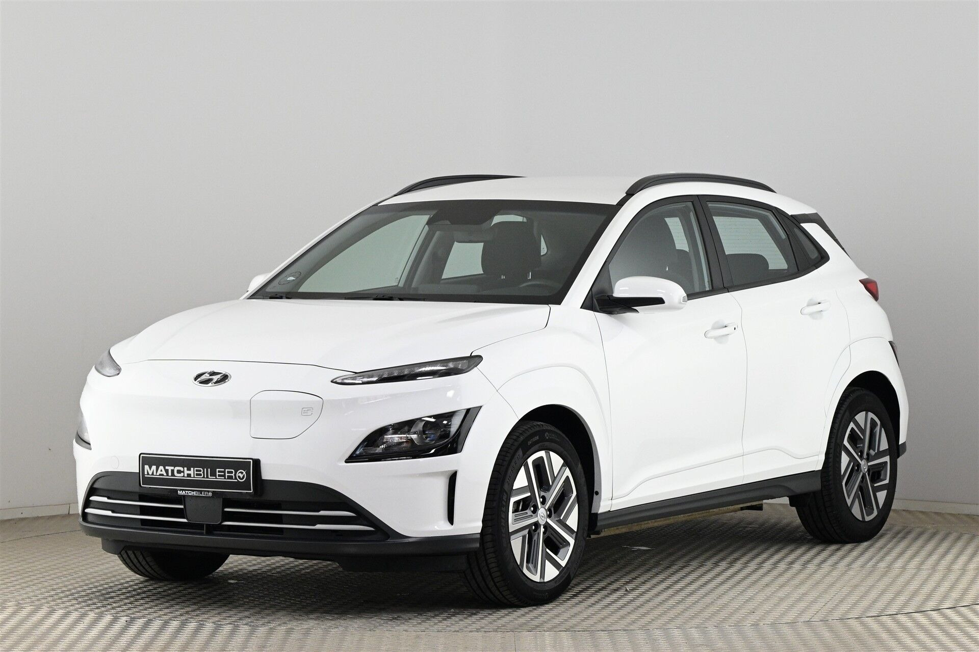Hvid Hyundai Kona fra 2022