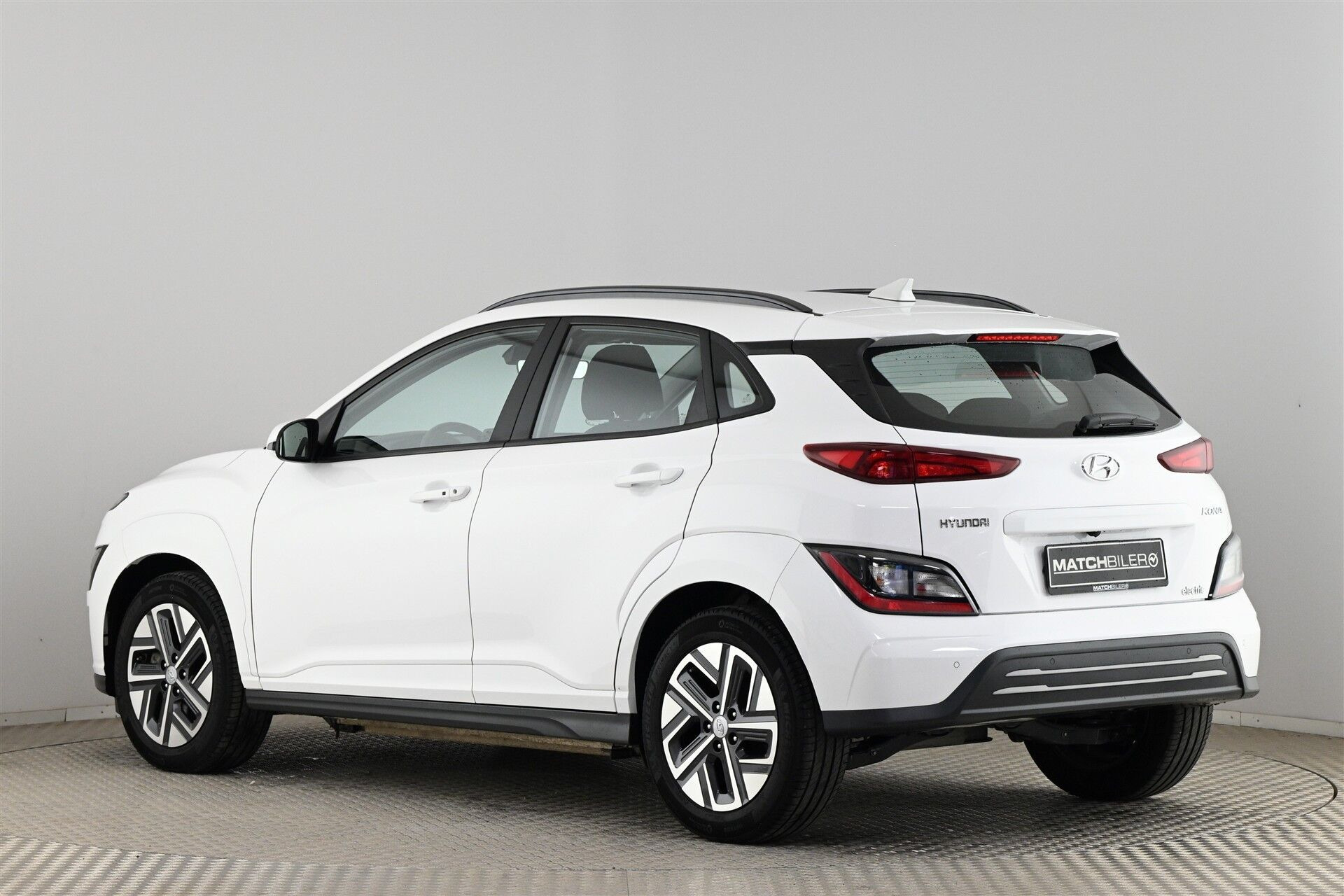 Hvid Hyundai Kona fra 2022