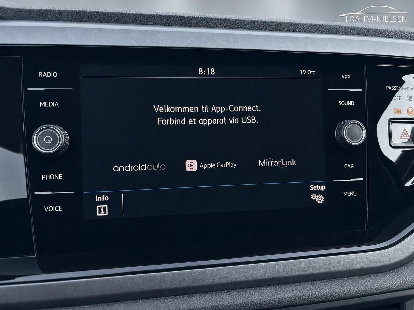 Sort VW Polo fra 2018