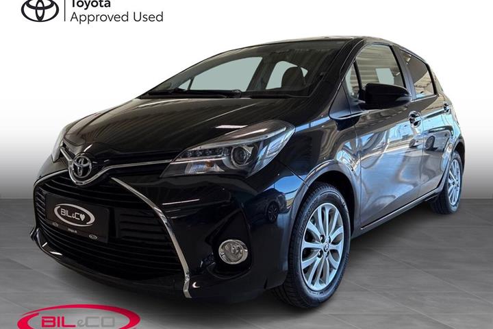 Sort Toyota Yaris fra 2015