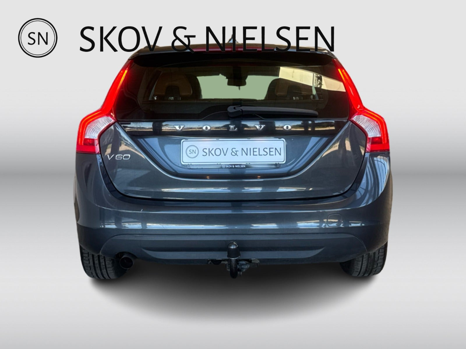 Blå Volvo V60 fra 2011