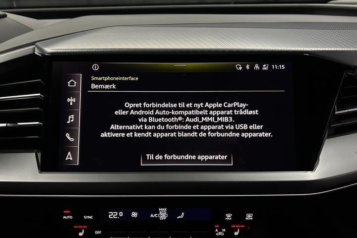 Grå Audi Q4 e-tron fra 2025