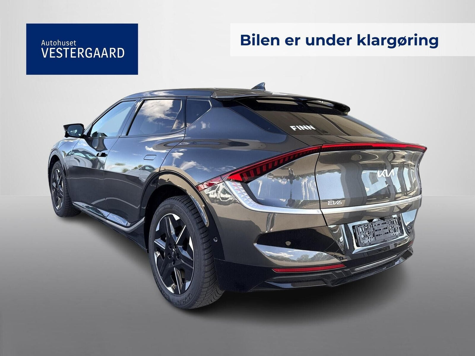 Grå Kia EV6 fra 2025