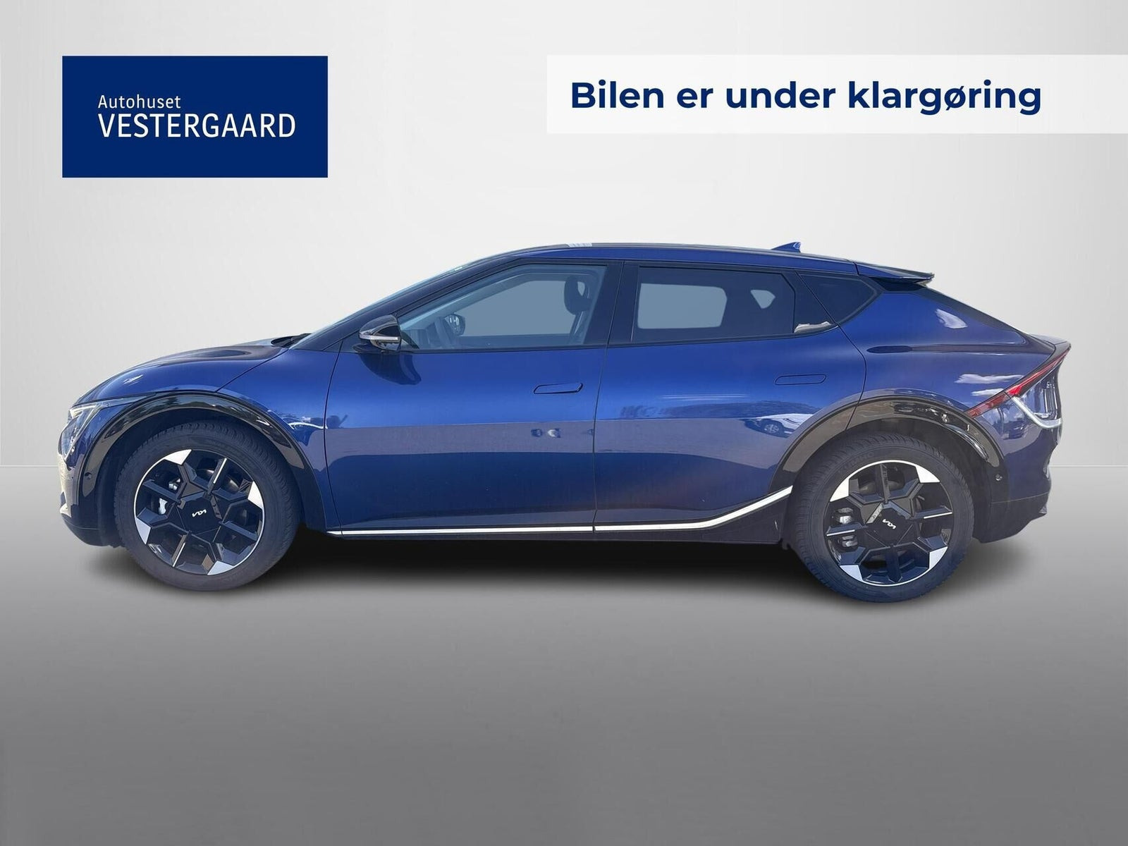 Blå Kia EV6 fra 2025