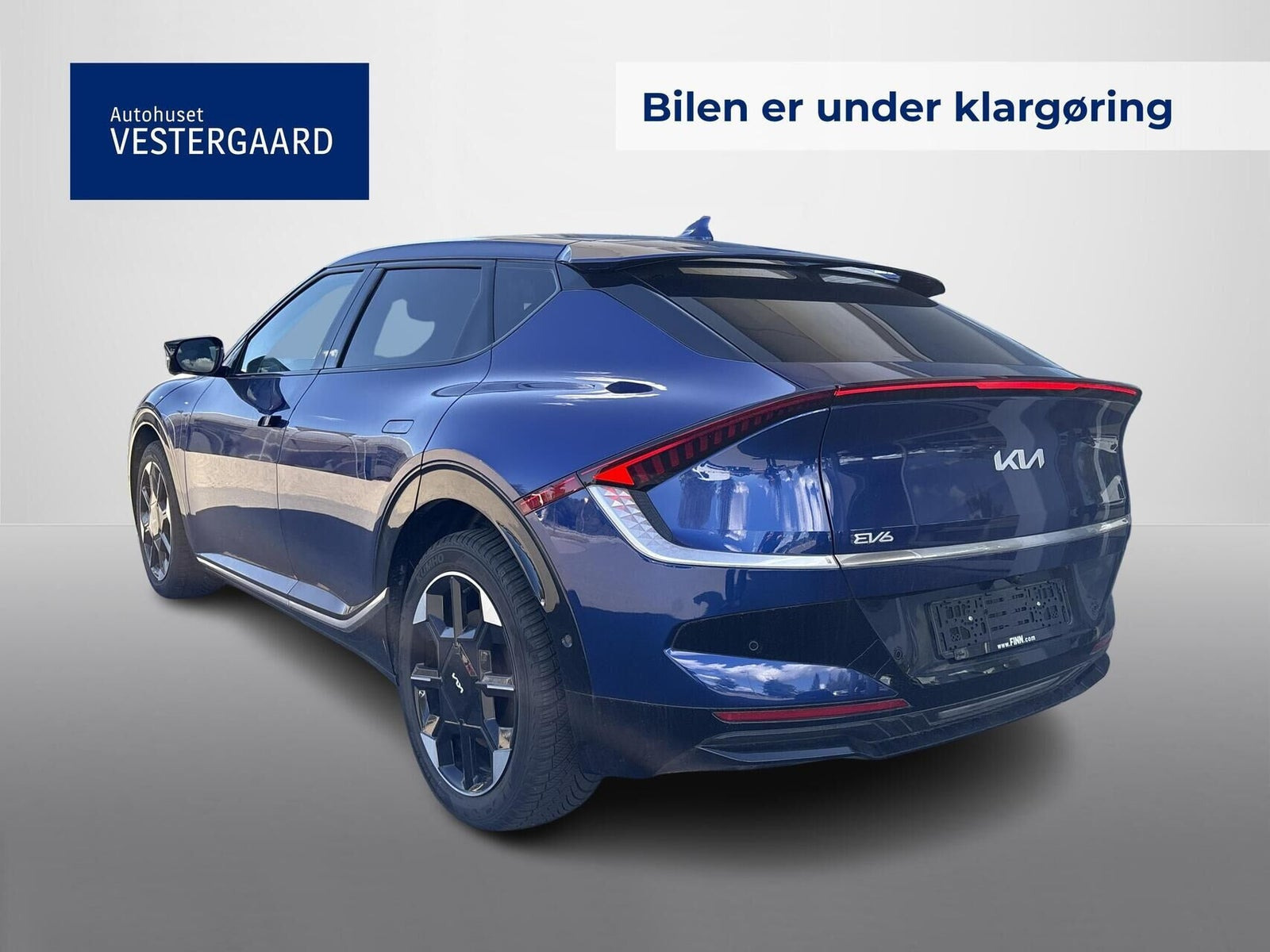 Blå Kia EV6 fra 2025