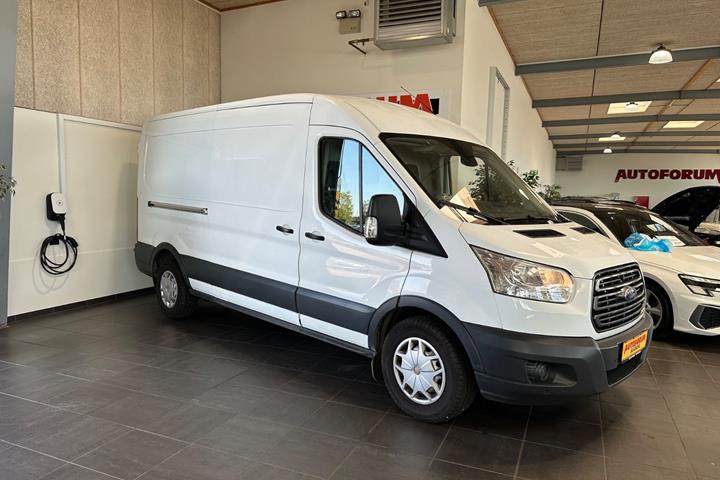 Hvid Ford Transit 350 L3 Van fra 2017