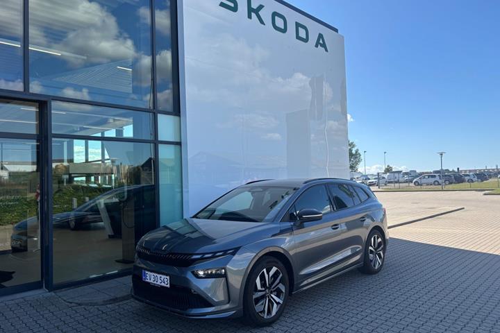 Grå Skoda Enyaq fra 2027