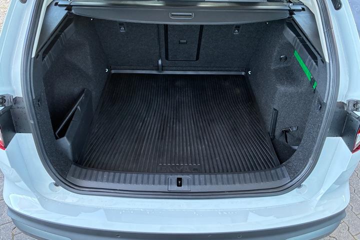 Hvid Skoda Enyaq fra 2024