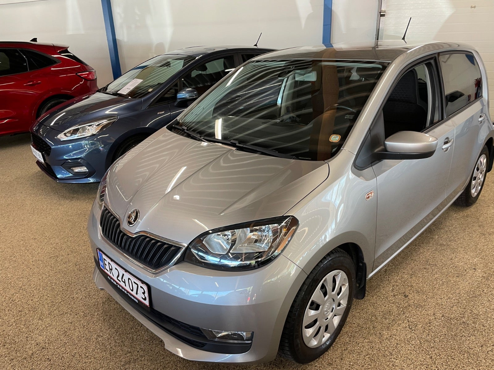 Grå Skoda Citigo fra 2018