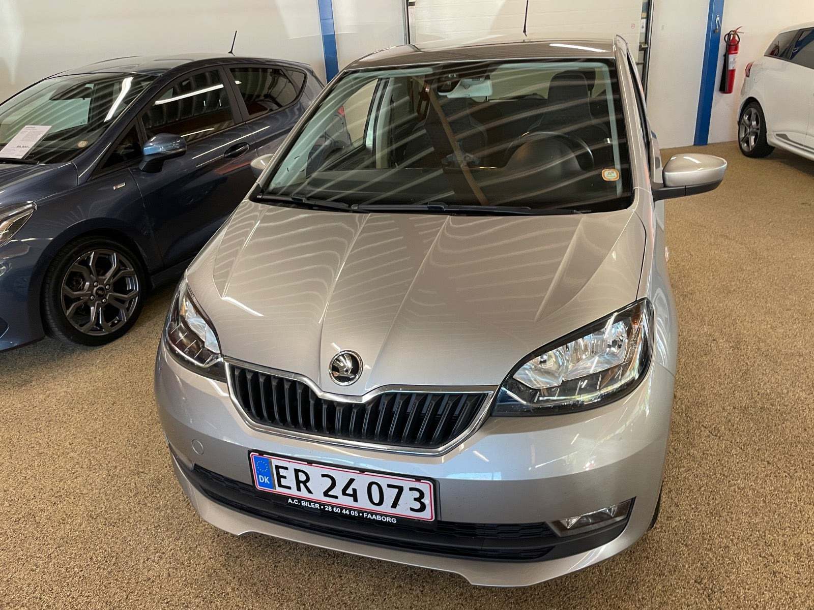 Grå Skoda Citigo fra 2018