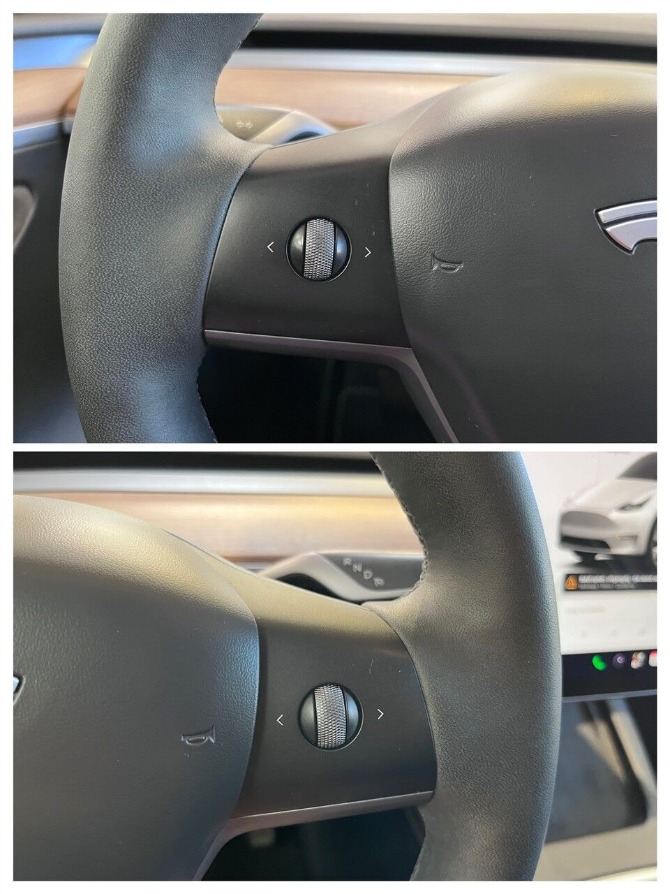 Hvid Tesla Model Y fra 2023