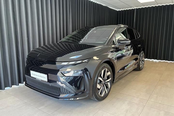 Sort Skoda Enyaq fra 2026