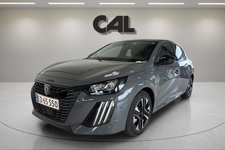 Grå Peugeot 208 fra 2024