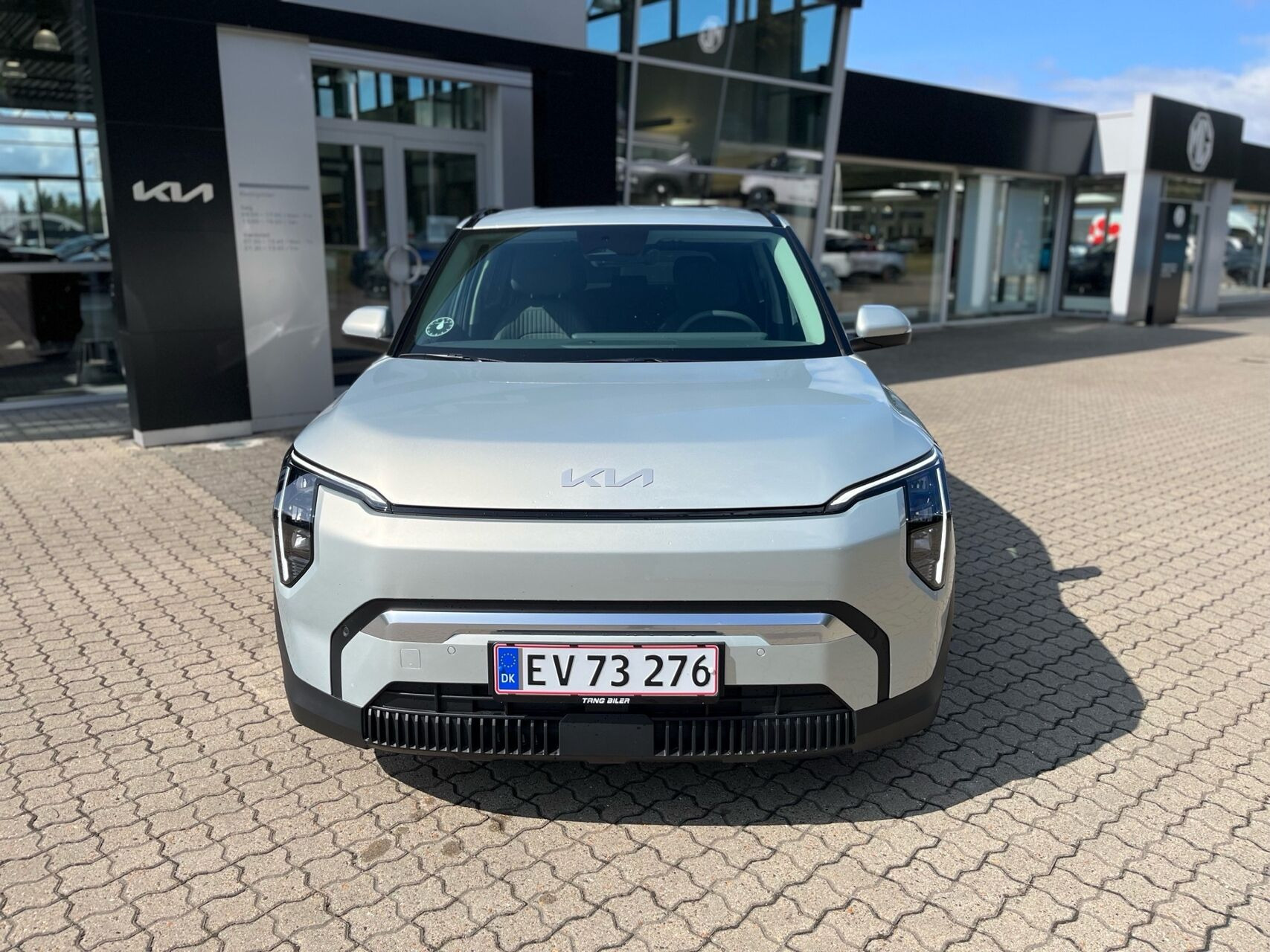 Grå Kia EV3 fra 2026